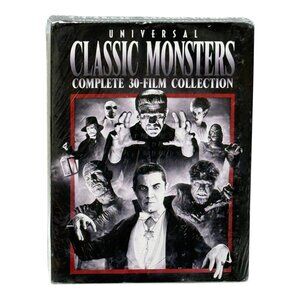 Universal Classic Monsters Horror 30 Film DVD Boxset Dracula Frankenstein Mummy